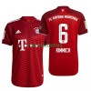 Maillot de Supporter FC Bayern Munich Joshua Kimmich 6 Domicile 2021-22 Pour Homme